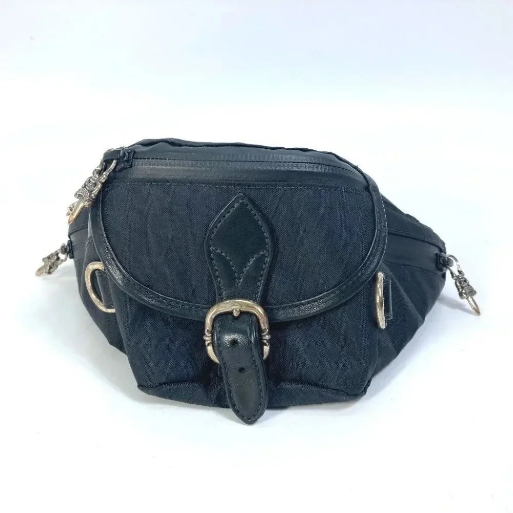 CHROME HEARTS SNAT PACK MINI Gunslinger Waist Pouch Bag body bag Nylon Black
